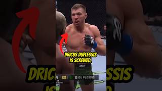 Dricus Du Plessis is SCREWED😳 ufc shorts [upl. by Emmye]