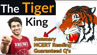 The Tiger King  Class 12 in Hindi Summary and NCERT reading [upl. by Honoria]