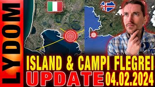 ISLAND  CAMPI FLEGREI Update Schäden vergrößern sich  Phlegräische Felder wieder aktiver [upl. by Ecnahc356]