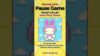 Pause Game to Pick Your Next Pixel Art Theme 🎨  Starving Artist roblox shorts [upl. by Jenifer662]