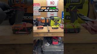 Rigid vs Ryobi 14” hex impact toolwrestling battle ryobi rigid vs tunengoon drillfight [upl. by Adnalra]