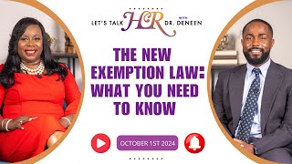 The New Exemption Law What You Need To Know  Guest  Malik Luckett Attorney Fisher Phillips [upl. by Prady]