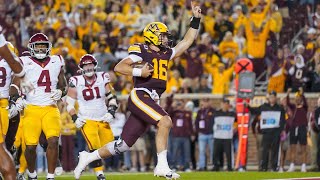 Cinematic Recap Gopher Football Upends 11 USC 2417 [upl. by Stockmon]