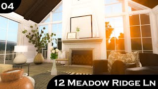 12 Meadow Ridge Ln Part 4  Bloxburg Speedbuild [upl. by Chema]