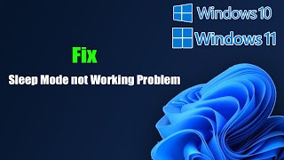 Fix Windows 11 Sleep Mode not Working Problem [upl. by Prady]