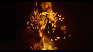 Fire with sparks  4k  VFX stock assests [upl. by Michelina]