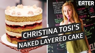 How To Make a Naked Layer Cake Like a Pro [upl. by Dorweiler]