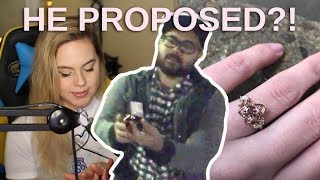 HE PROPOSED LIVE ON STREAM [upl. by Tor]