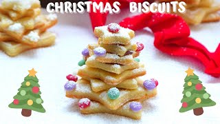 BISCOTTI ALBERO DI NATALE facili e buonissimi  RICETTE DI GABRI [upl. by Esirahs]