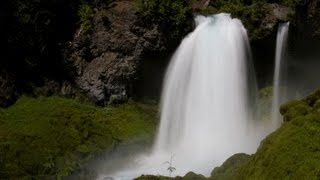 ♥♥ Relaxing 3Hour Video of Large Waterfall [upl. by Eerised107]