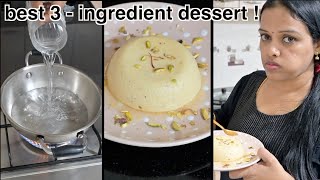 easy 3ingredient dessert  AmbikaShettysKitchen [upl. by Einnahpets]