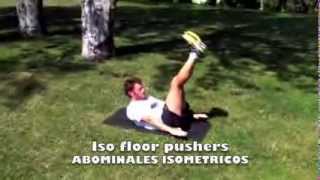 Personal Running ABDOMINALES ISOMÉTRICOS Iso floor pushers [upl. by Anallij]