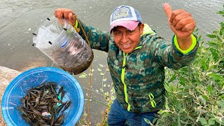 Como hacer trampa para camarones de agua dulce  shrimp trap [upl. by Bollinger958]