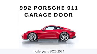 How to pair your 992 Porsche 911 to your garage door opener with Homelink PCM6 [upl. by Enrahs767]