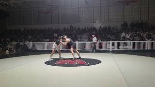 NJ Wrestling Caldwells Julian Casale clinches win over West Essex [upl. by Immanuel]