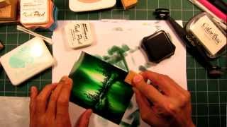 Stampscapes 101 Video 13 quotThe Green Glowquot [upl. by Weed15]