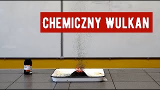 Chemiczny wulkan czyli rozkład dichromianu amonu [upl. by Swithin]