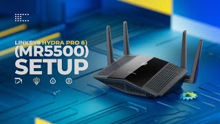 Linksys Hydra Pro 6 MR5500 setup [upl. by Aniara]