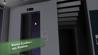 Roblox  Kone Ecodisc elevator at the Maxceny TEST Tower with an annoying player  CLOSED MAP [upl. by Reiser]