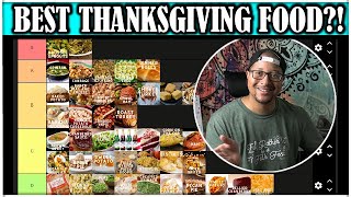 RANKING THE BEST THANKSGIVING FOODS TierList [upl. by Anilegna]