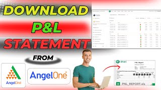 How to Download Profit and Loss Statement for ITR Filing in AngelOne  Download PNL from Angel One [upl. by Eitsym]