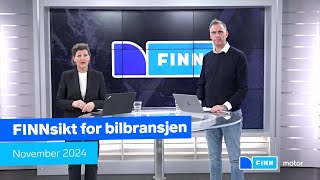 FINNsikt for bilbransjen November 2024 [upl. by Afirahs]