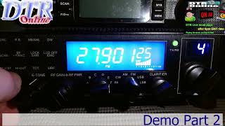 Duane CB Radio Channel Demo Out The Boxs Part 2 CRT SS 6900 V7 New Feb 2022 [upl. by Ioj]