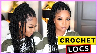 NEW WAY TO INSTALL INDIVIDUAL CROCHET LOCS on NATURAL HAIR  SNG HIPSTA LOCS [upl. by Adleremse]