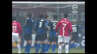 Ronaldo Free Kick vs Inter Closeup HD [upl. by Ihcelek702]