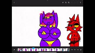 BIKINI BODY MEME FOXY AND FUNTIME FREDDY ARE OURS 11 [upl. by Willette]