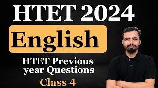 HTET 2024  English Grammar Class 4  HTET Previous Year Questions By Mandeep Godara Sir [upl. by Schaaff]