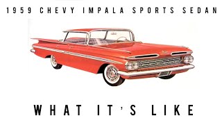 Indepth look at 1959 Chevy impala 4 door hardtop cars chevrolet impala [upl. by Laurentia152]