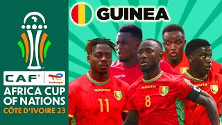 GUINEA OFFICIAL 25 MAN SQUAD AFCON 2024  AFRICA CUP OF NATIONS COTE DIVOIRE 2023 [upl. by Nyasuh]