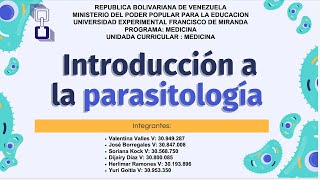 Introducción a la Parasitología 🔬🦠 Microbiología I MEDICINA UNEFM [upl. by Nath801]