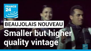 Beaujolais Nouveau Beaujeu celebrates a smaller but higher quality 2022 vintage • FRANCE 24 [upl. by Allsopp184]