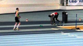 London Games 2011  Lee Valley London UK Jermaine Olasan Long Jump  Final Jump [upl. by Sivia]