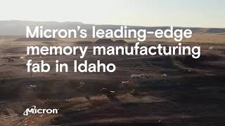 Construction Update Microns leadingedge memory manufacturing fab in Idaho  Micron Technology [upl. by Juley]