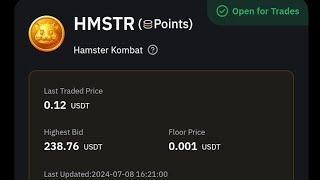 Buy amp sell your hamster Kombat now on bybit  hamster Kombat premarket trade hamsterkombat [upl. by Ewen178]