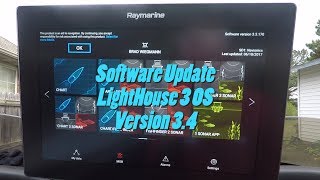 How to download the Raymarine Software update for axiom and axion pro LightHouse 3 OS Version 3 4 [upl. by Ancel]