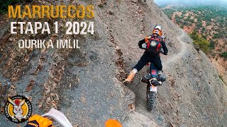 Enduro Atlas Marruecos sin asistencia2024 Etapa 1 Ourika Imlil enduroextremo enduro con alforjas [upl. by Oinotnanauj961]