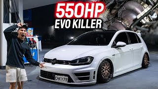 This Is Why You Need A Big Turbo VW Golf R 550HP Hot Hatch [upl. by Caye]