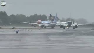 Orbe aterriza en el aeropuerto de Manchester Inglaterra [upl. by Bergin]