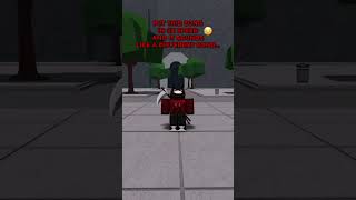 this song is creepy 😭💀 roblox thestrongestbattlegrounds shorts [upl. by Bevin]