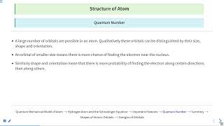 Structure of atom Quantum numbers SATHEEENGG swayamprabha engineeringexams [upl. by Kcirdlek]