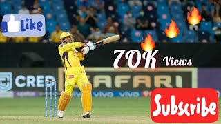 Ipl 2021 csk vs DC Qualifier Dhoni finishing live from stadium🔥🔥🔥ipl2021 dhonistadiumthala [upl. by Nomead]