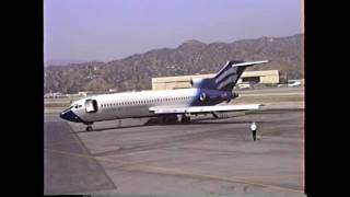 Private Jet Expeditions Boeing 72731 Departing BUR [upl. by Edlin]