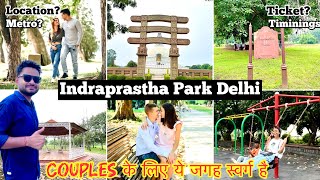 Indraprastha Park Delhi  Indraprastha park new delhi video santi stupa delhi  Couple Park Delhi [upl. by Slosberg]