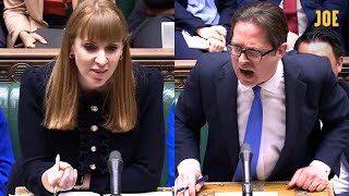 HIGHLIGHTS Angela Rayner schools Tory MP at Deputy PMQs [upl. by Gem165]