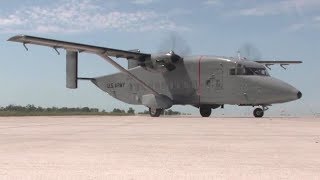 Short C23 Sherpa Aircraft Transporting MREs for Oklahoma Tornado Relief [upl. by Konopka]