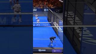 Mike Yanguas INCREÍBLE CONTRA vs Chingotto Galan padel premierpadel padelhighlights padelvideos [upl. by Genet179]